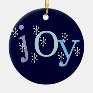 Joy Holiday Keepsake Ornament