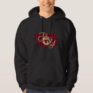 JOY in a Manger Christmas Nativity Jesus Birth Buf Hoodie