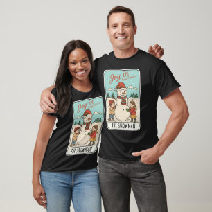 Joy in Every Moment Snowman & Kids Christmas T-Shirt