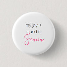 Joy in Jesus Button