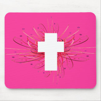 JOY! in the Cross Mouse Pad