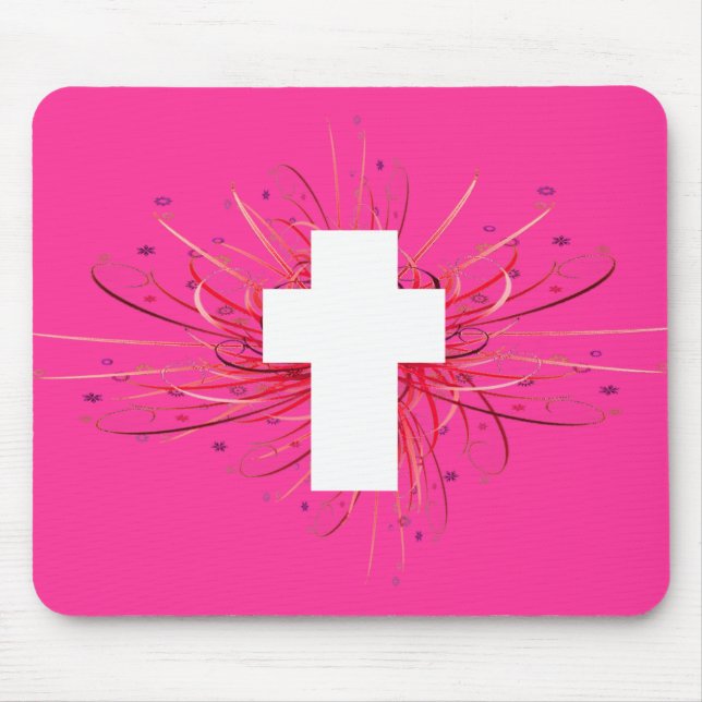 JOY! in the Cross Mouse Pad (Front)