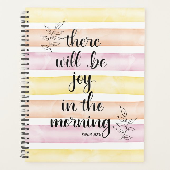 Joy in the morning planner (Front)