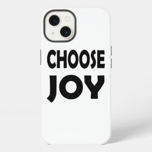 Joy is a Choice Happiness Inspiration iPhone 13 Case
