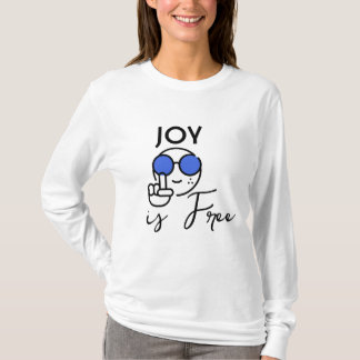 Joy Is Free T-Shirt – Cute Smiley Face With Sungla