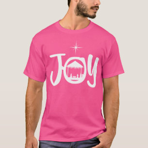 Joy Jesus Nativity Scene Cool Christmas Apparel T-Shirt