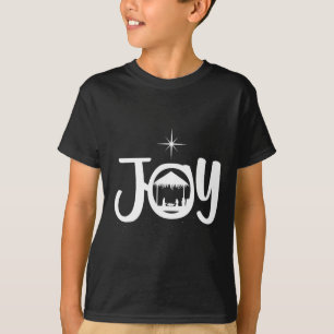 Joy Jesus Nativity Scene Cool Christmas Xmas Chris T-Shirt