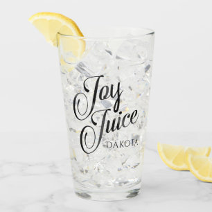 Joy Juice   Script Adult Alcohol Humour with Name Glass