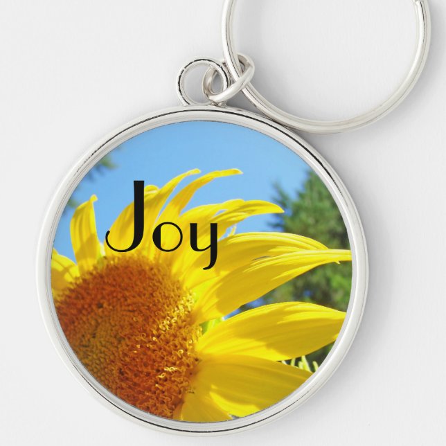 Joy Keychains Summer Yellow Sunflower (Front)