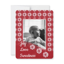 Joy Love and Sweetness Christmas Card