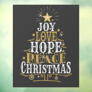 Joy Love Hope Peace Christmas