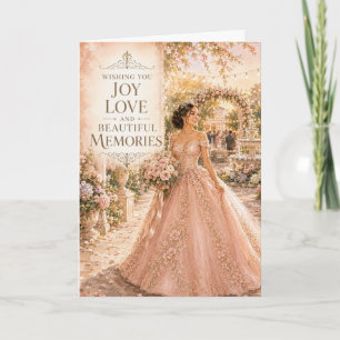 Joy Love Memories Quinceañera Sweet 16 Card