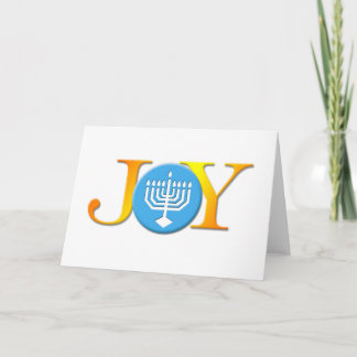 Joy Menorah Card