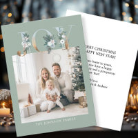 JOY-Merry Christmas! Modern, simple photo