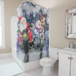 Joy - Merry Christmas Shower Curtain<br><div class="desc">Joy - Merry Christmas</div>