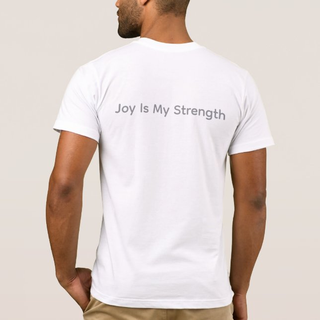 Joy Mindset Two-Sided Tee – Daily Encouragement (Back)
