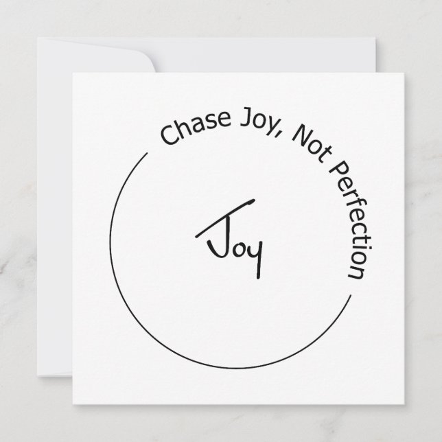 Joy Not Perfection (Front)