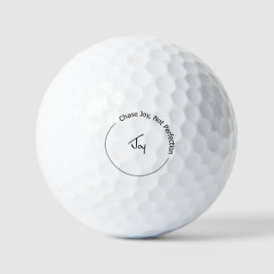 Joy Not Perfection Golf Balls