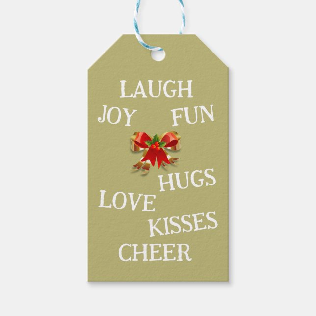 Joy of Christmas Gift Tag (Front)
