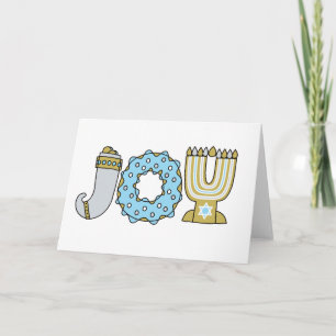 JOY of Hanukkah Holiday Card