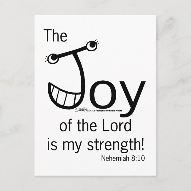 JOY of the Lord Postcard (Front)