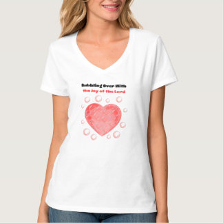 Joy of the Lord w/red heart T-shirt