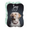 Joy Paw Print Brush Script Dog Lover Photo Pet