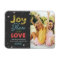 Joy Peace and Love Bright Colours Holiday Photo