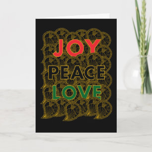 Joy Peace Love - Custom Colors & Message Card