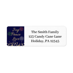 Joy, Peace, Love Fireworks Address