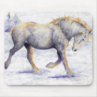 Joy - Percheron Horse Mouse Pad
