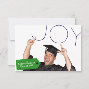 Joy Photo - 3x5 Graduation Announcement