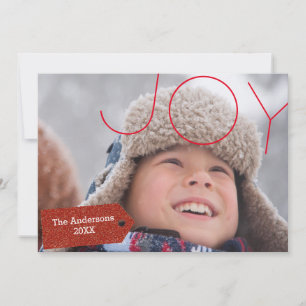 Joy Photo - Christmas Card