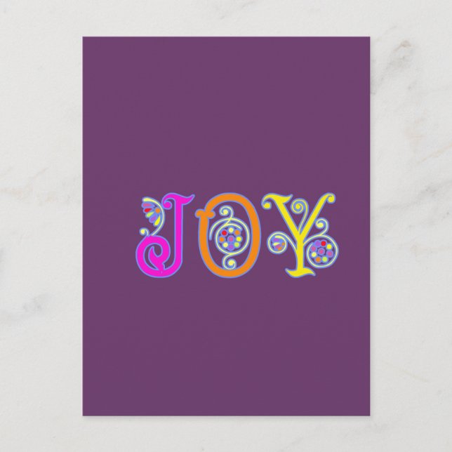 JOY! POSTCARD (Front)