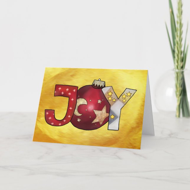 Joy  postkarte card (Front)