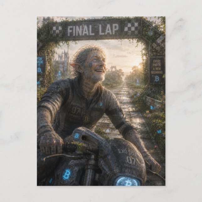 Joy / Racer / Final Lap Postcard (Front)