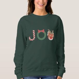 JOY Red Panda with Reindeer Headpiece Sweatshirt