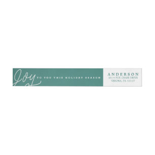 JOY return address wrap labels