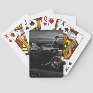 Joy Ride B&W Playing Cards