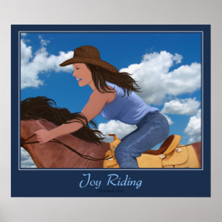 Joy Riding frameable Print
