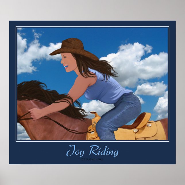 Joy Riding frameable Print (Front)