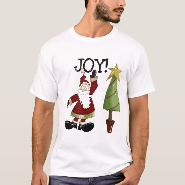 JOY Santa Claus T-shirts and Gifts (Front)