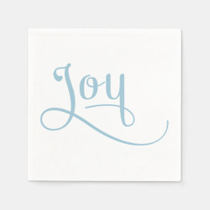 Joy Script Sky Napkin