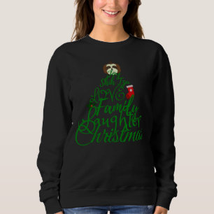 Joy Shih Tzu Love Family Laughtter Christmas Sweatshirt