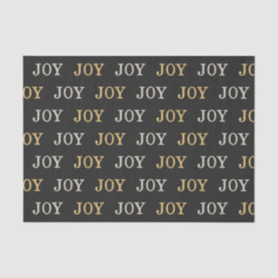 JOY (silver / gold glitter) Tissue Paper