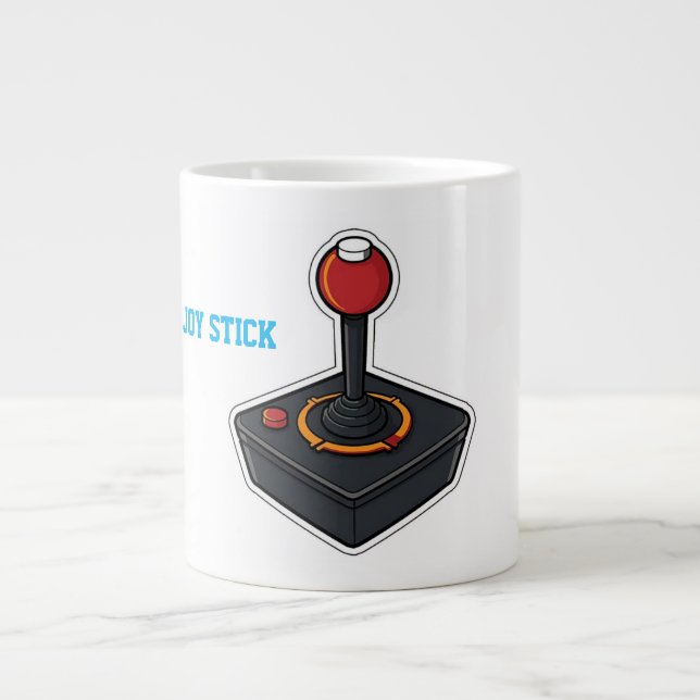 joy stick large coffee mug (Front)
