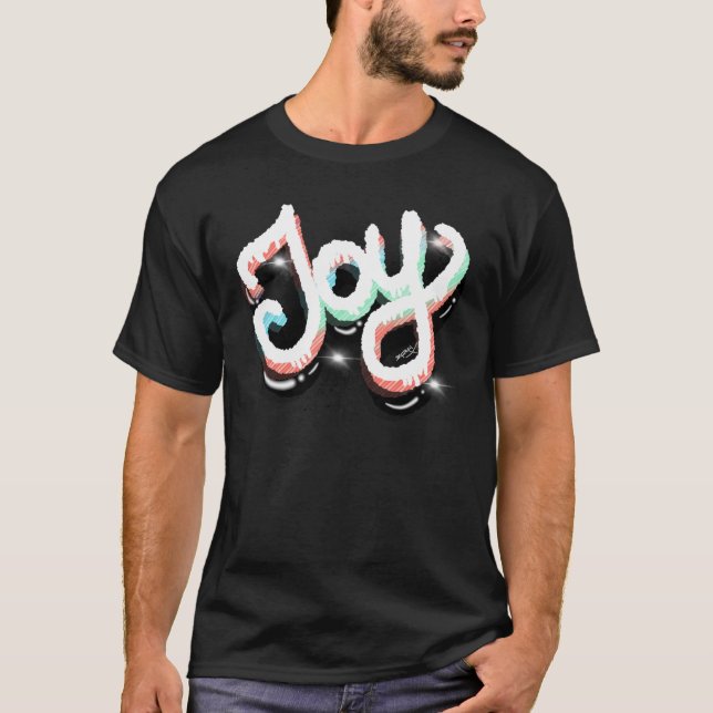 Joy Street Art Airbrush Style Urban T-Shirt (Front)