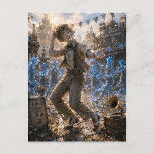 Joy / Swing Dancer / Central Square Postcard