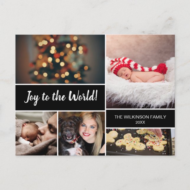 Joy to the World 2019 Baby Announcement Christmas (Front)