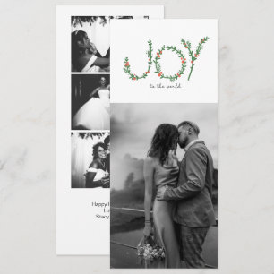 Joy to the World 4 Photo Christmas Card